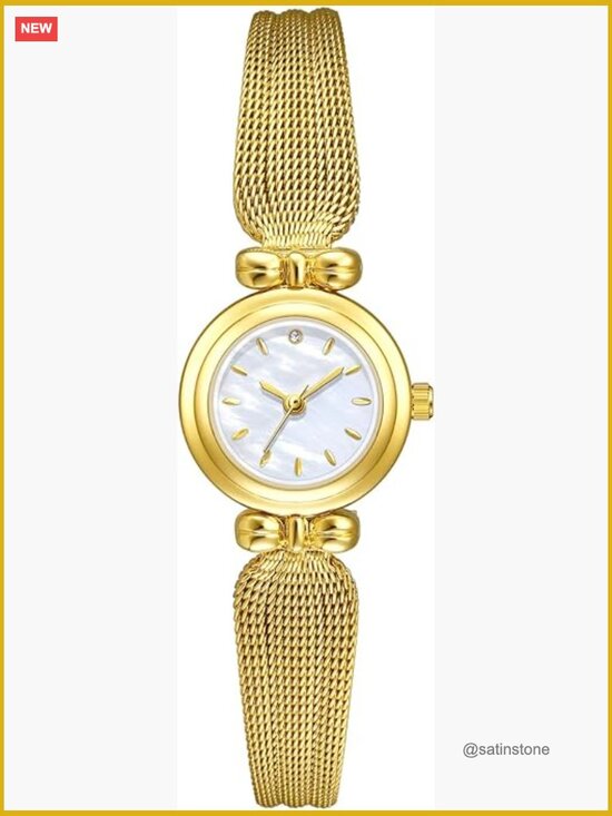 Women\'s Quartz Watch Stainless Steel Mesh Strap Analog Wrist Watch main image 3